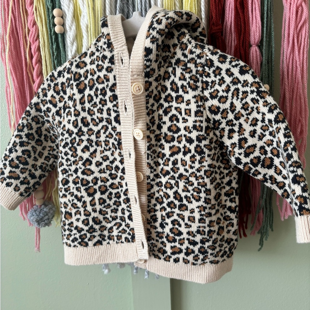 Leopard jacket with ears